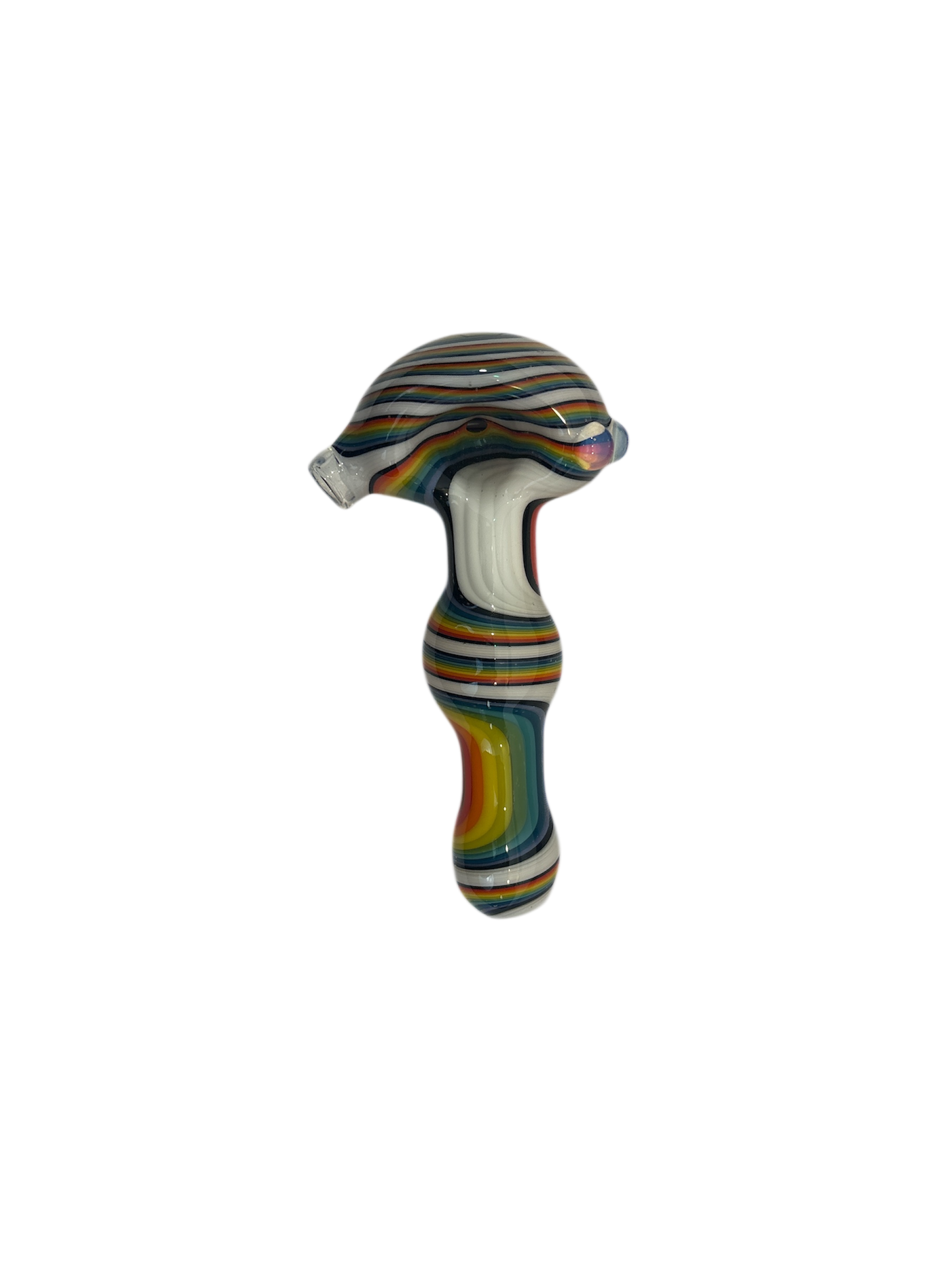 THC GLASS CO. SPOONS / Vac Stack Lined Spiral Triple Bubble